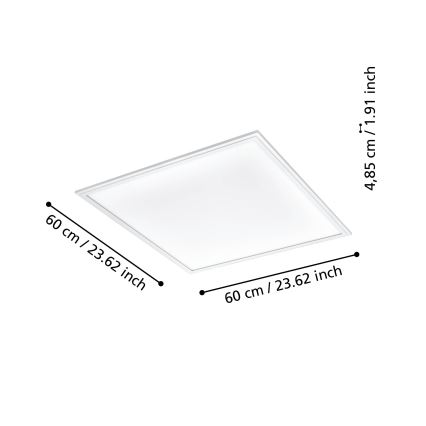 Plafonieră LED dimabilă LED/33W/230V 2700-6500K alb ZigBee Eglo