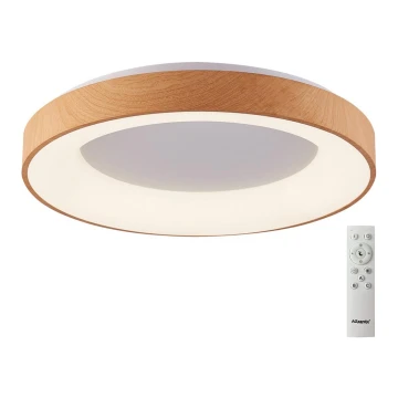 Plafonieră LED dimabilă SANTANA LED/50W/230V maro Azzardo AZ4993 + telecomandă