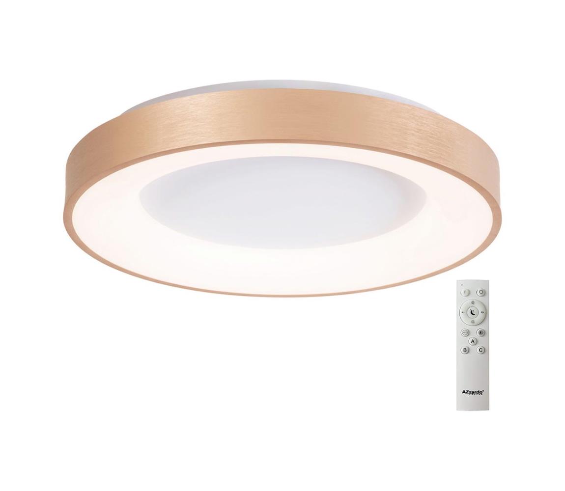 Plafonieră LED dimabilă SANTANA LED/80W/230V auriu Azzardo AZ4996 + telecomandă