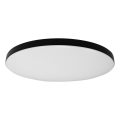 Plafonieră LED dimabilă SIENA LED/80W/230V 3000-6000K Ø 75 cm neagră + telecomandă