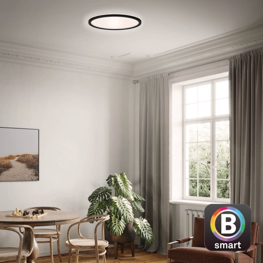 Plafonieră LED dimabilă SLIM LED/18W/230V 2700-6500K Wi-Fi Tuya Briloner 7058-015 + telecomandă