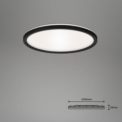 Plafonieră LED dimabilă SLIM LED/18W/230V 2700-6500K Wi-Fi Tuya Briloner 7058-015 + telecomandă