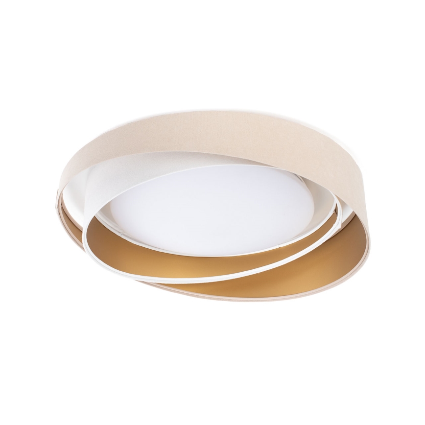Plafonieră LED dimabilă SMART GALAXY MODERN, 24W, 230V, 3000-6500K, Ø 55 cm, bej/alb/auriu + telecomandă