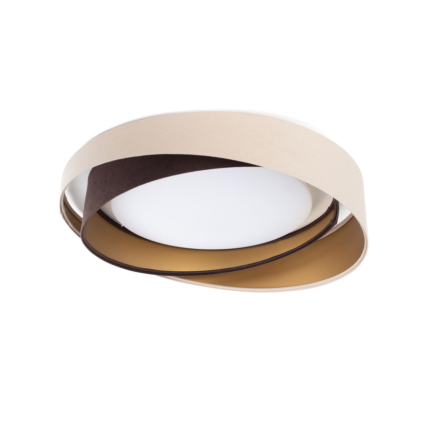 Plafonier LED reglabil SMART GALAXY MODERN LED/24W/230V 3000-6500K Ø55 cm bej/maro/auriu + telecomandă