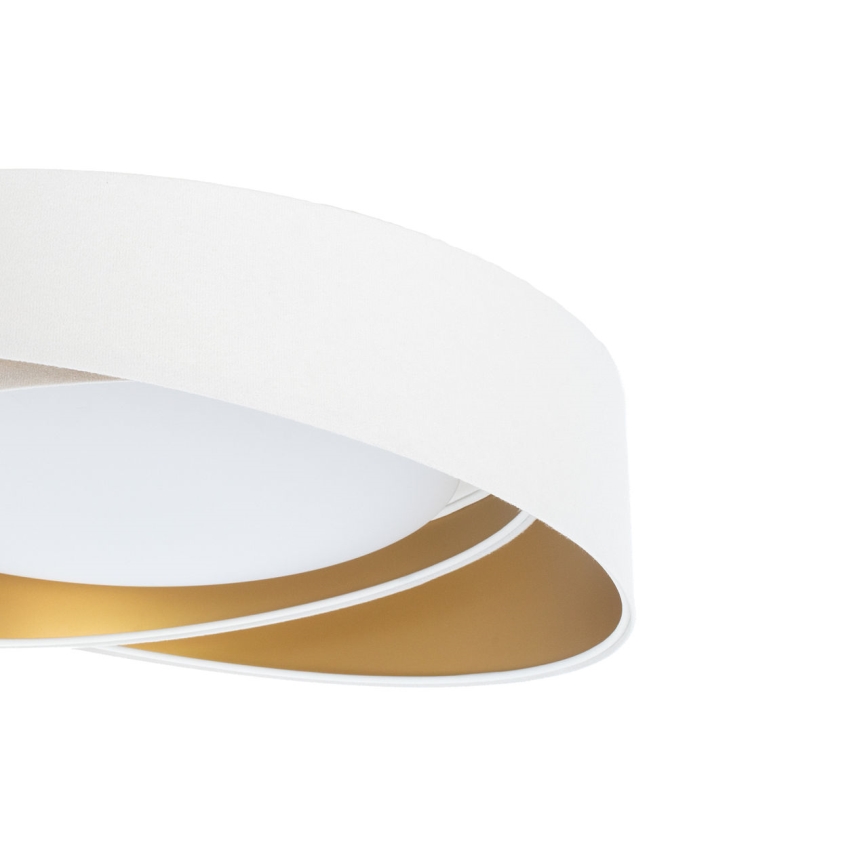 Plafonieră LED dimerizabilă SMART GALAXY MODERN, 24W, 230V, 3000-6500K, Ø 55 cm, alb/auriu, cu telecomandă