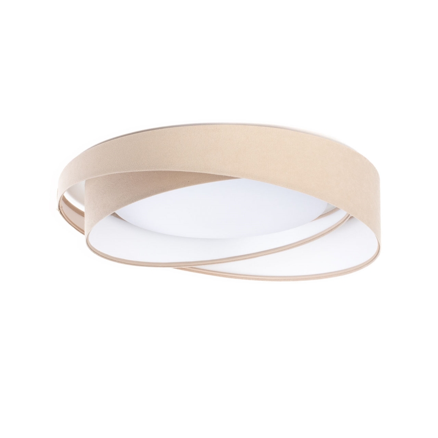 Plafonieră LED dimabilă SMART GALAXY MODERN, 24W, 230V, 3000-6500K, Ø 55 cm, bej/alb + telecomandă