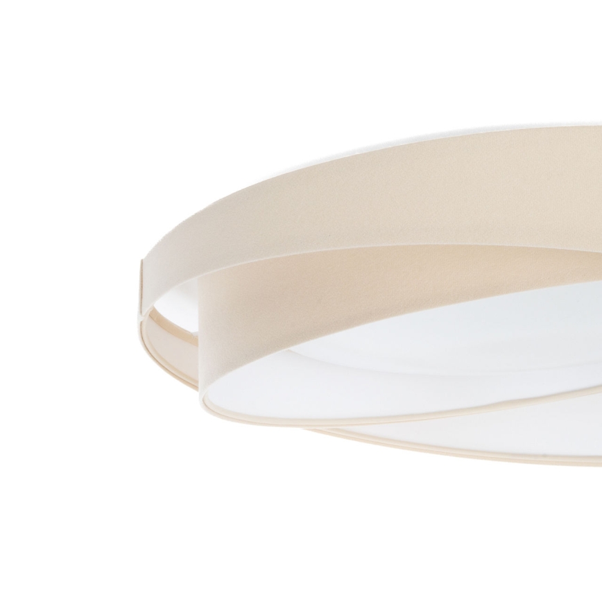Plafonieră LED reglabilă SMART GALAXY MODERN LED/24W/230V 3000-6500K Ø55 cm crem/alb + telecomandă