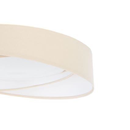 Plafonieră LED reglabilă SMART GALAXY MODERN LED/24W/230V 3000-6500K Ø55 cm crem/alb + telecomandă