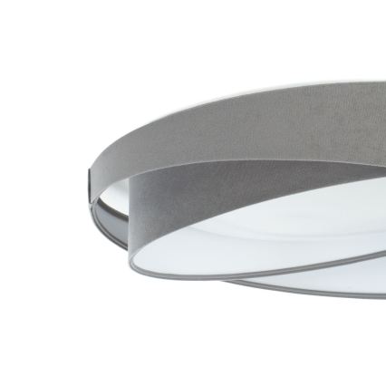 Lampă de tavan LED dimabilă SMART GALAXY MODERN LED/24W/230V 3000-6500K Ø 55 cm gri/alb + telecomandă