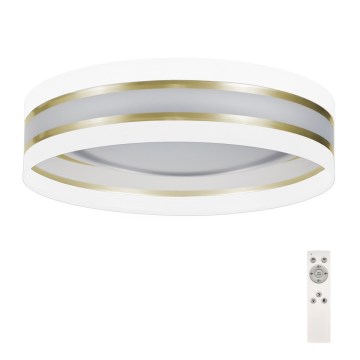 Plafonieră LED dimabilă SMART CORAL GOLD LED/24W/230V albă/aurie + telecomandă