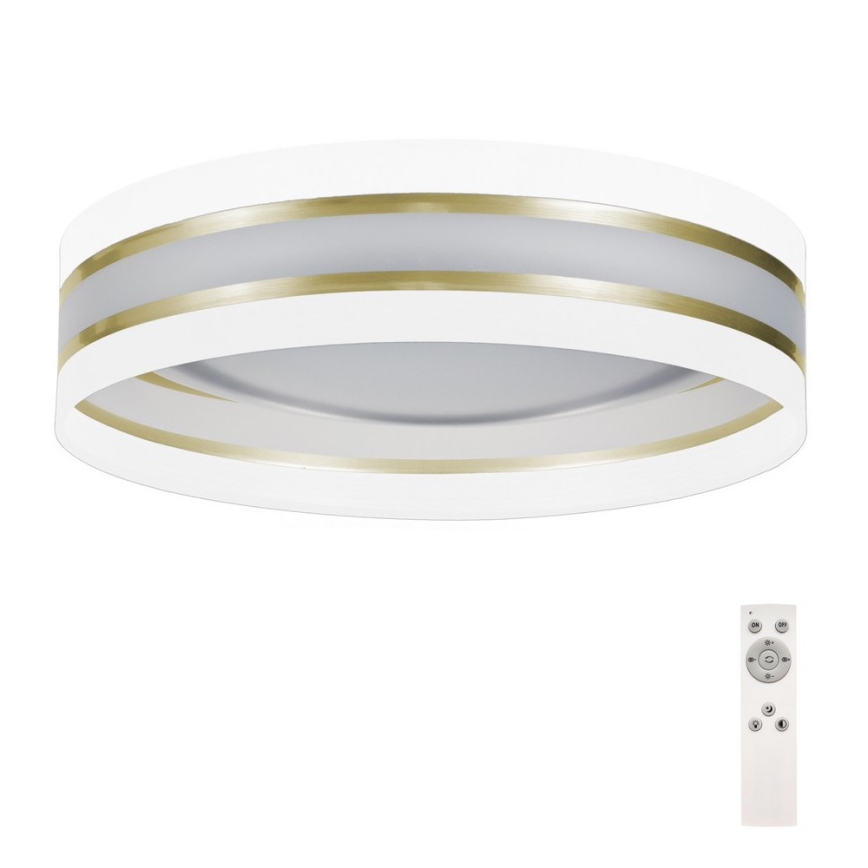 Plafonieră LED dimabilă SMART CORAL GOLD LED/24W/230V albă/aurie + telecomandă