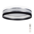 Plafonieră LED dimabilă SMART CORAL LED/24W/230V neagră/albă + telecomandă