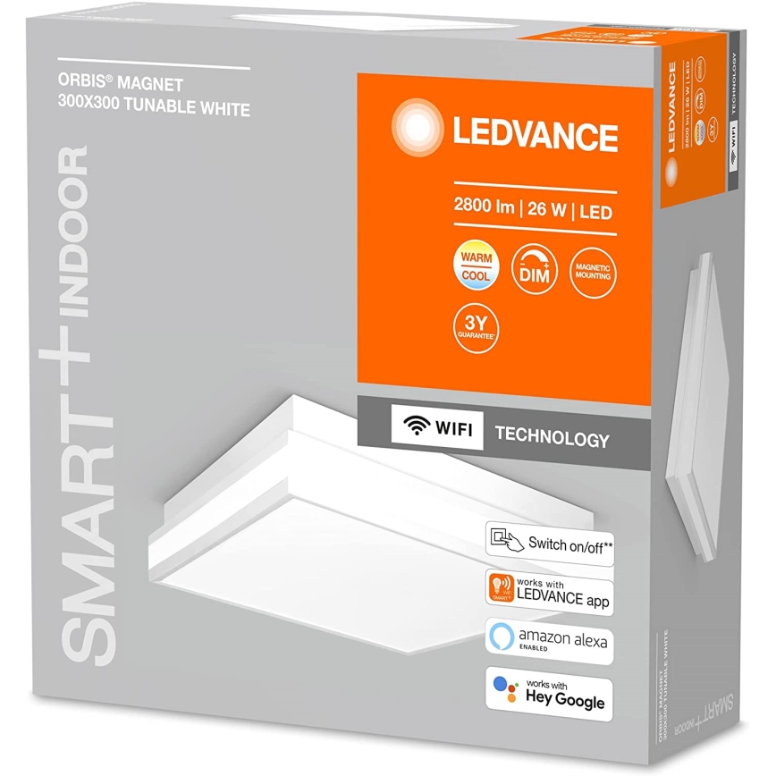 Plafonieră LED dimabilă SMART+ MAGNET LED/26W/230V 3000-6500K Wi-Fi Ledvance
