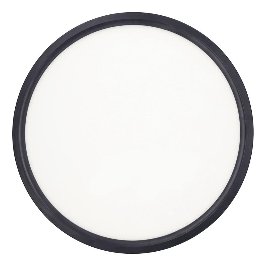 Plafonieră LED dimabilă ESTELA LED/36W/230V d. 30 cm negru + telecomandă