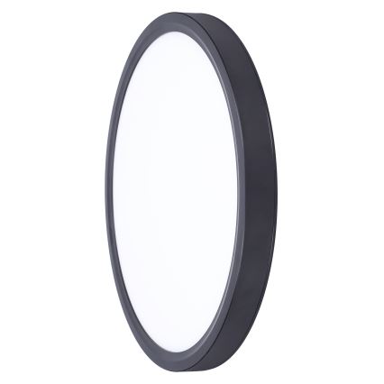 Plafonieră LED dimabilă ESTELA LED/36W/230V d. 30 cm negru + telecomandă