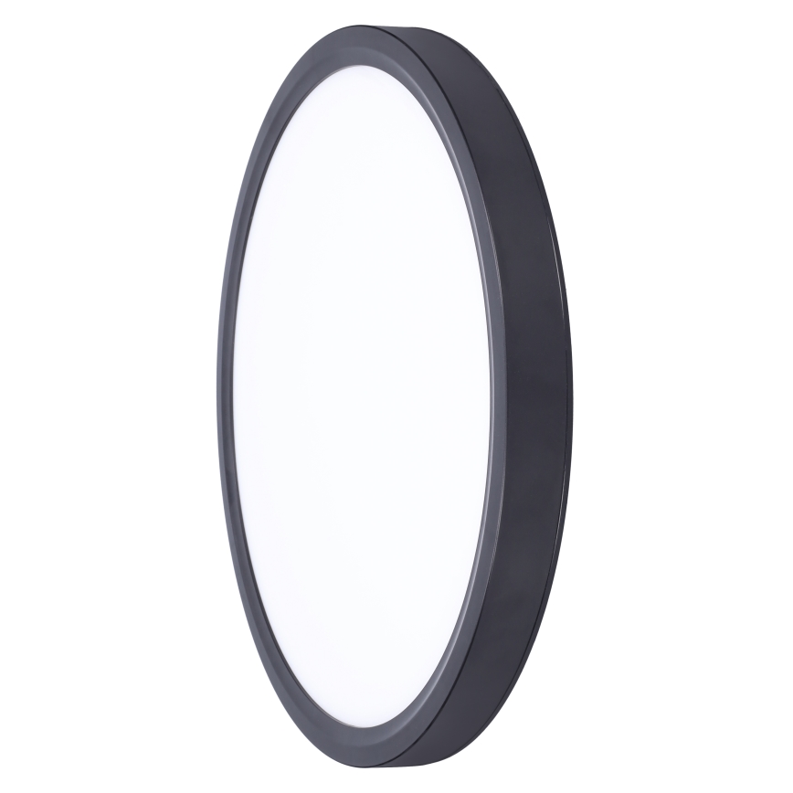 Plafonieră LED dimabilă ESTELA LED/36W/230V d. 30 cm negru + telecomandă