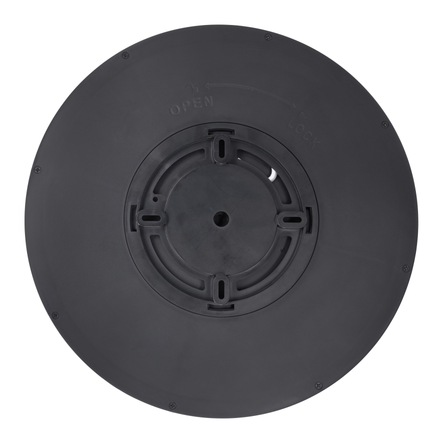 Plafonieră LED dimabilă ESTELA LED/36W/230V d. 30 cm negru + telecomandă