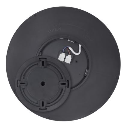 Plafonieră LED dimabilă ESTELA LED/36W/230V d. 30 cm negru + telecomandă