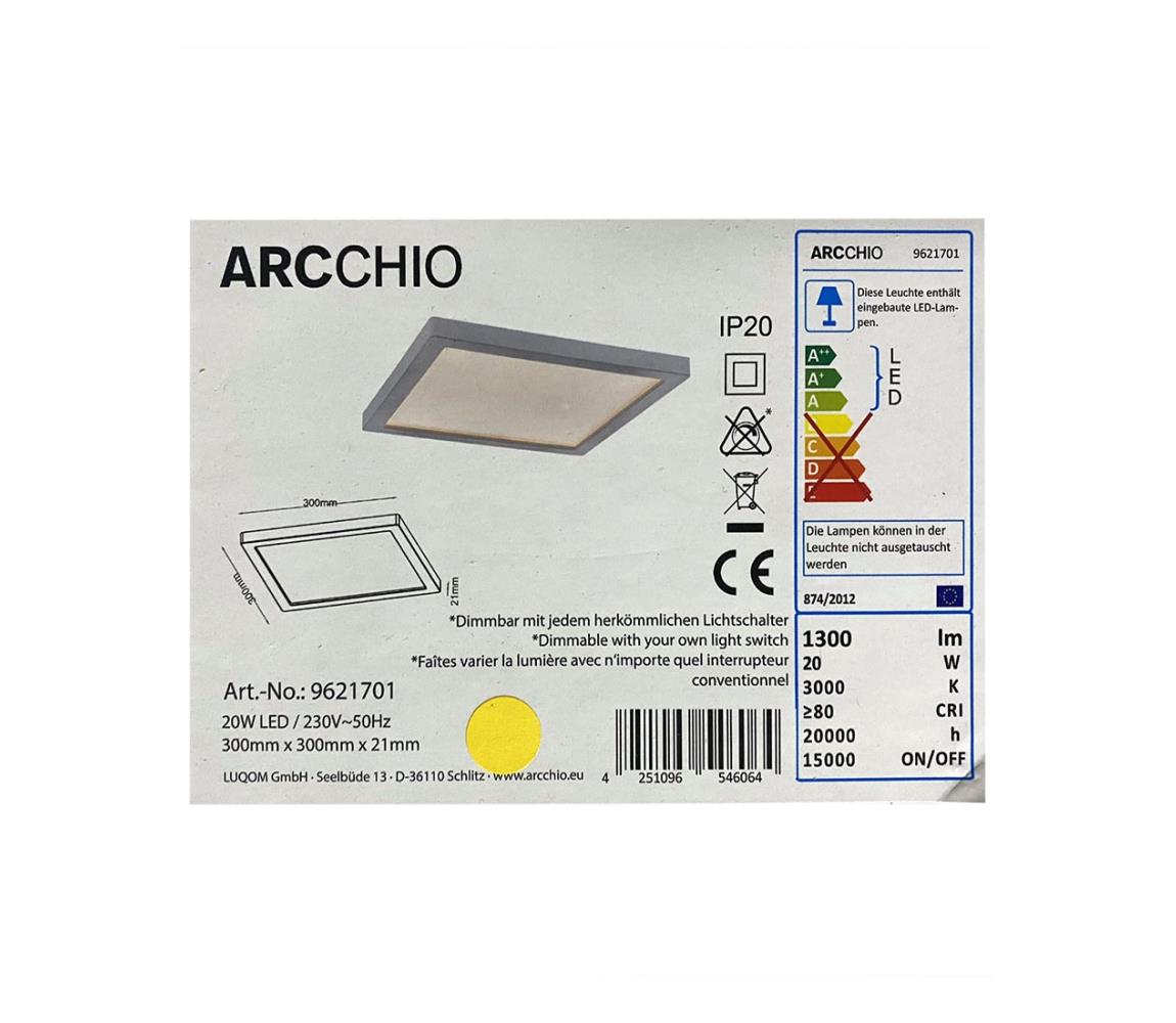 Plafonieră LED dimabilă SOLVIE LED/20W/230V Arcchio