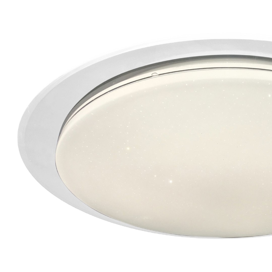 Plafonieră LED dimabilă SONIC, 100 W, 230 V, 3000-6000 K, Ø 85 cm, albă + telecomandă
