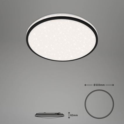 Plafonieră LED dimabilă STARRY SKY LED/24W/230V 3000-6500K Wi-Fi Tuya Brilo + telecomandă