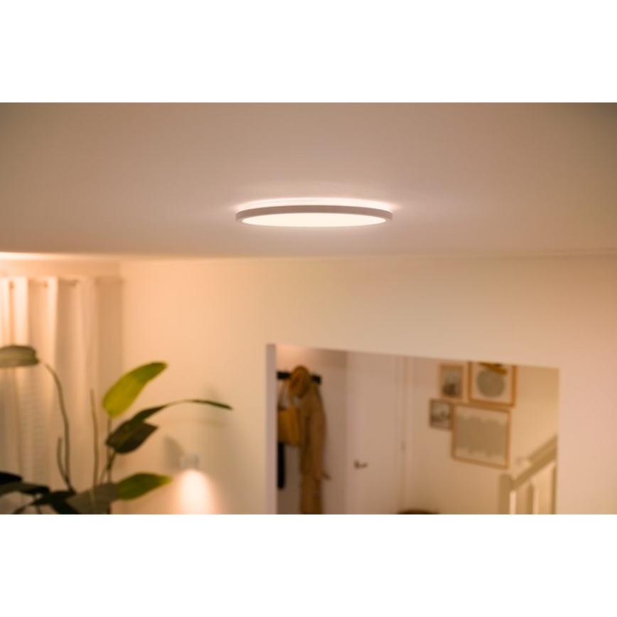 Plafonieră LED dimabilă SUPERSLIM LED/14W/230V 2700-6500K Wi-Fi albă WiZ