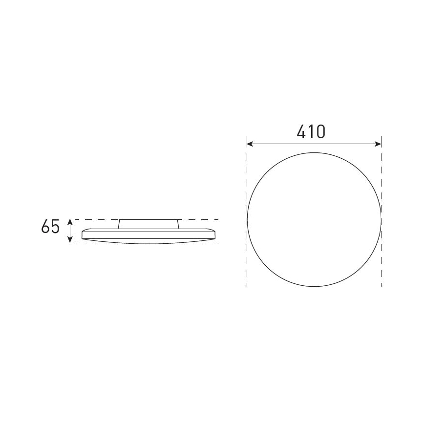 Plafonieră LED dimabilă pentru baie VARIO NOVA LED/22/32W/230V 3000/4000/5700K d. 41 cm IP44 alb