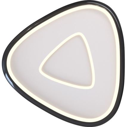 Plafonieră LED dimabilă Zuma Line LED/27W/230V 3000K negru + telecomandă