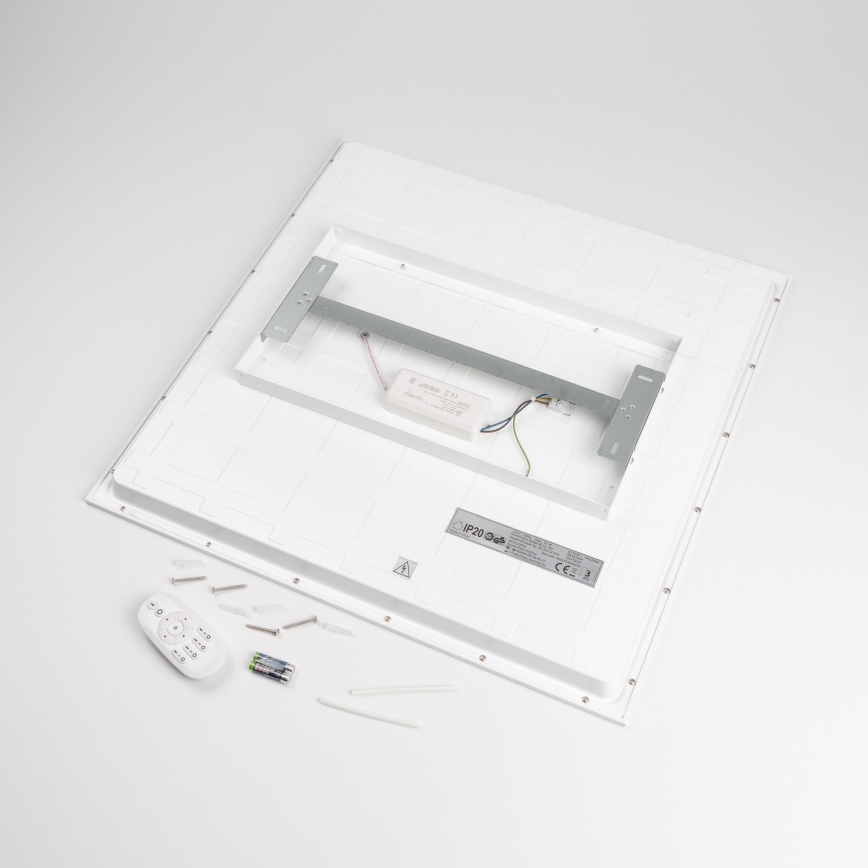 Plafonieră LED dimabilă 35W/230V 2700-6500K 62x62 cm albă + telecomandă
