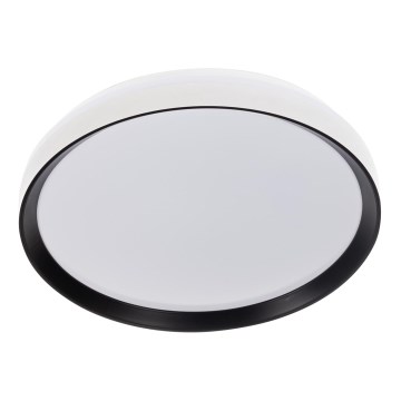 Plafonieră LED dimmabilă LIXAN LED/47W/230V 3000-6500K Ø 38,6 cm alb/negru + telecomandă