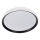 Plafonieră LED dimmabilă LIXAN LED/47W/230V 3000-6500K Ø 38,6 cm alb/negru + telecomandă