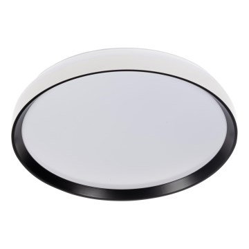 Plafonieră LED dimmabilă LIXAN LED/65W/230V 3000-6500K Ø 48,6 cm alb/negru + telecomandă