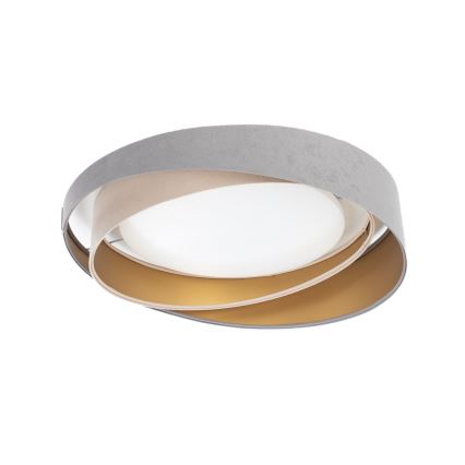 Plafonieră LED dimabilă SMART GALAXY MODERN, LED/24W/230V, 3000-6500K, Ø 55 cm, gri/bej/auriu + telecomandă