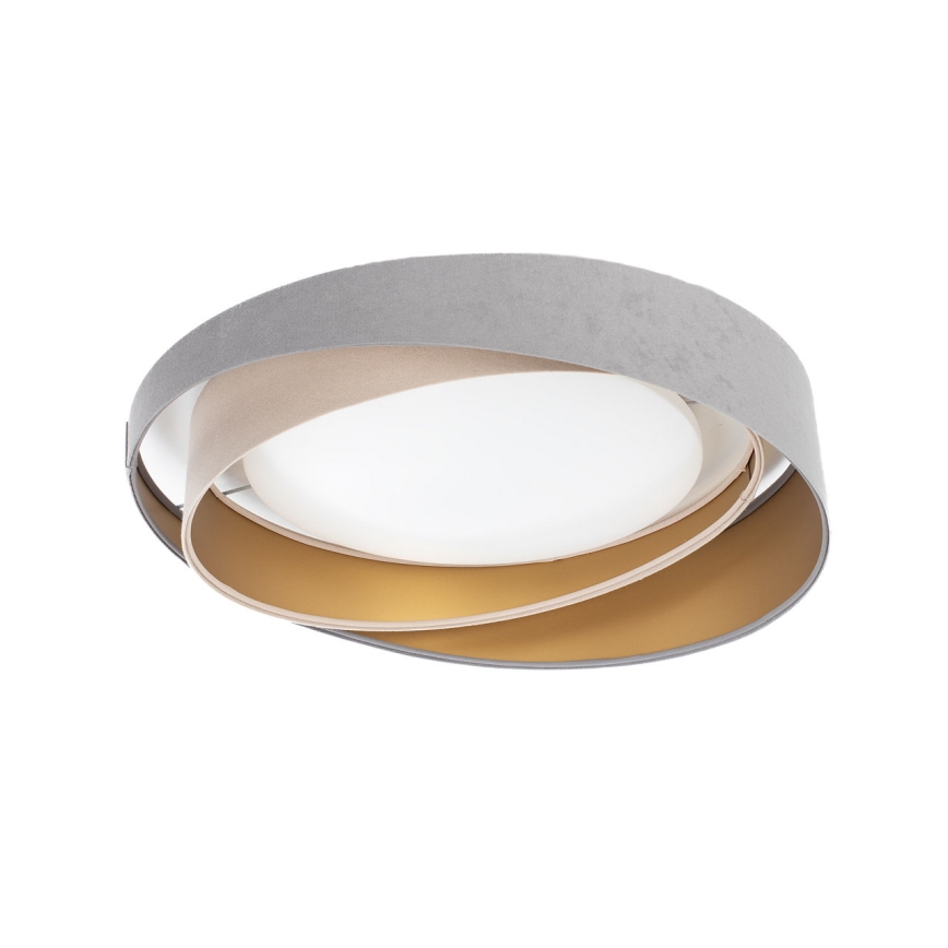 Plafonieră LED dimabilă SMART GALAXY MODERN, LED/24W/230V, 3000-6500K, Ø 55 cm, gri/bej/auriu + telecomandă