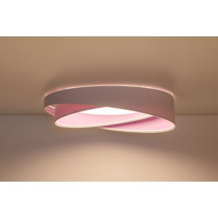 Plafonieră LED dimabilă SMART GALAXY MODERN LED/24W/230V 3000-6500K Ø 55 cm alb/violet + telecomandă
