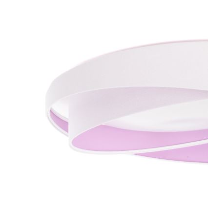 Plafonieră LED dimabilă SMART GALAXY MODERN LED/24W/230V 3000-6500K Ø 55 cm alb/violet + telecomandă