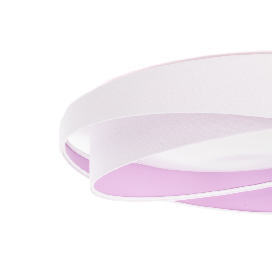 Plafonieră LED dimabilă SMART GALAXY MODERN LED/24W/230V 3000-6500K Ø 55 cm alb/violet + telecomandă