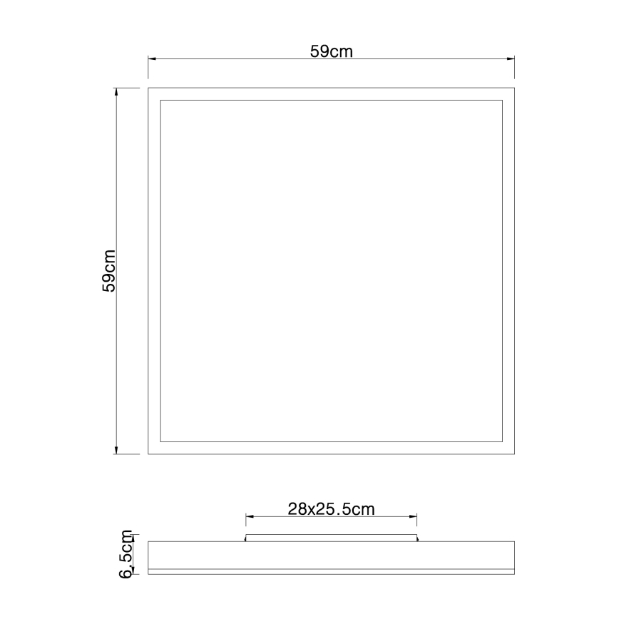 Plafonieră LED/36W/230V Globo