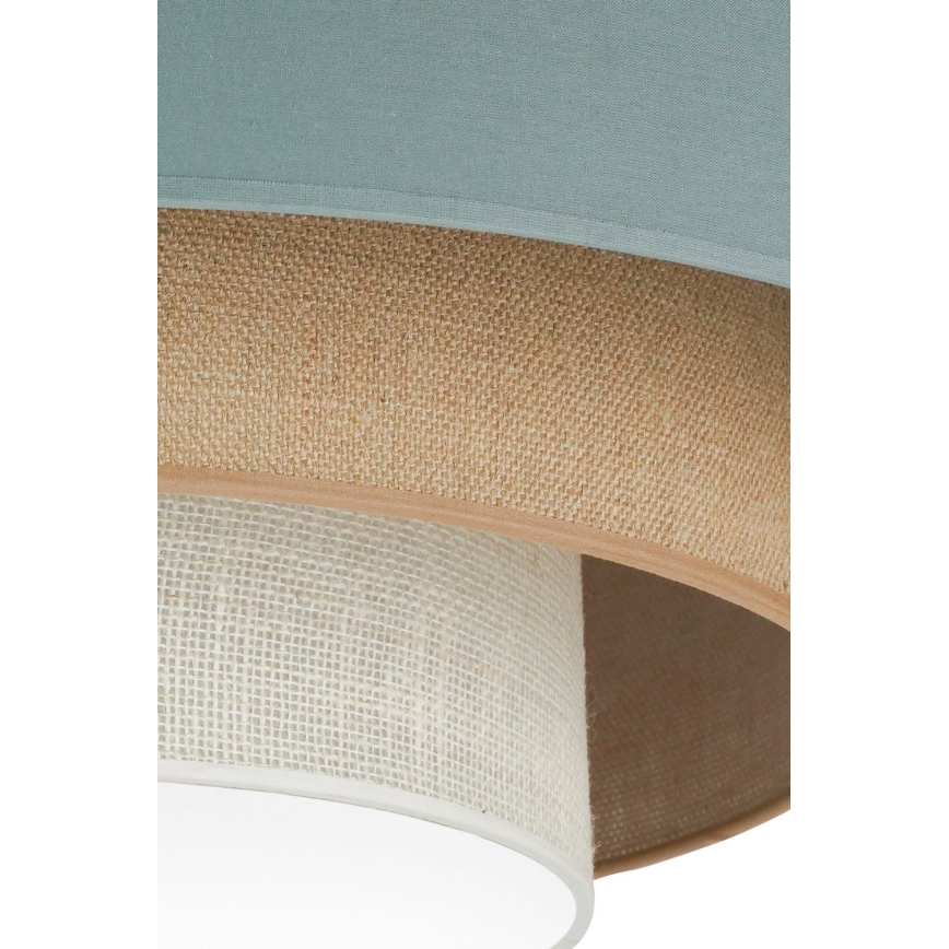 Plafonieră LED Duolla LUNETA LED/26W/230V d. 60 cm 4000K turcoaz/bej/crem