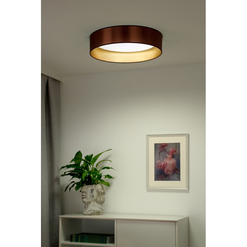 Plafonieră LED Duolla ROLLER LED/24W/230V d. 45 cm cupru/auriu