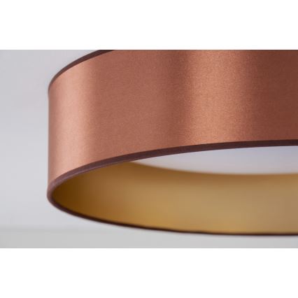 Plafonieră LED Duolla ROLLER LED/24W/230V d. 45 cm cupru/auriu