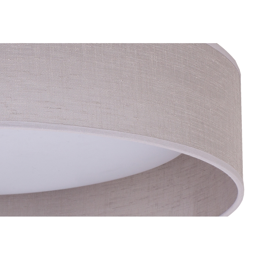 Plafonieră LED Duolla ROLLER LED/24W/230V d. 45 cm gri deschis