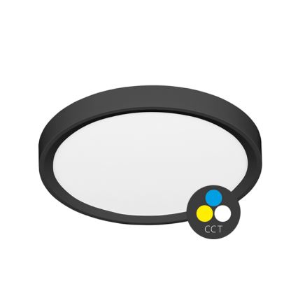 Plafonieră LED SALY LED/32W/230V 3000/4000/6000K d. 40 cm IP40 negru