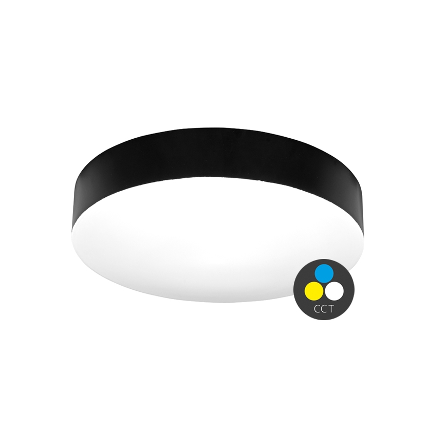 Plafonieră LED pentru baie MAKARON LED/36W/230V 3000/4000/6000K d. 40 cm IP44 negru