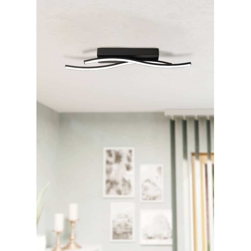 Plafonieră LED Eglo 31226 ALBORAYA LED/10,8W/230V 3000K negru