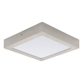 Plafonieră LED Eglo 64721 FUEVA PRO LED/19W/230V 4000K 22,5x22,5 cm crom