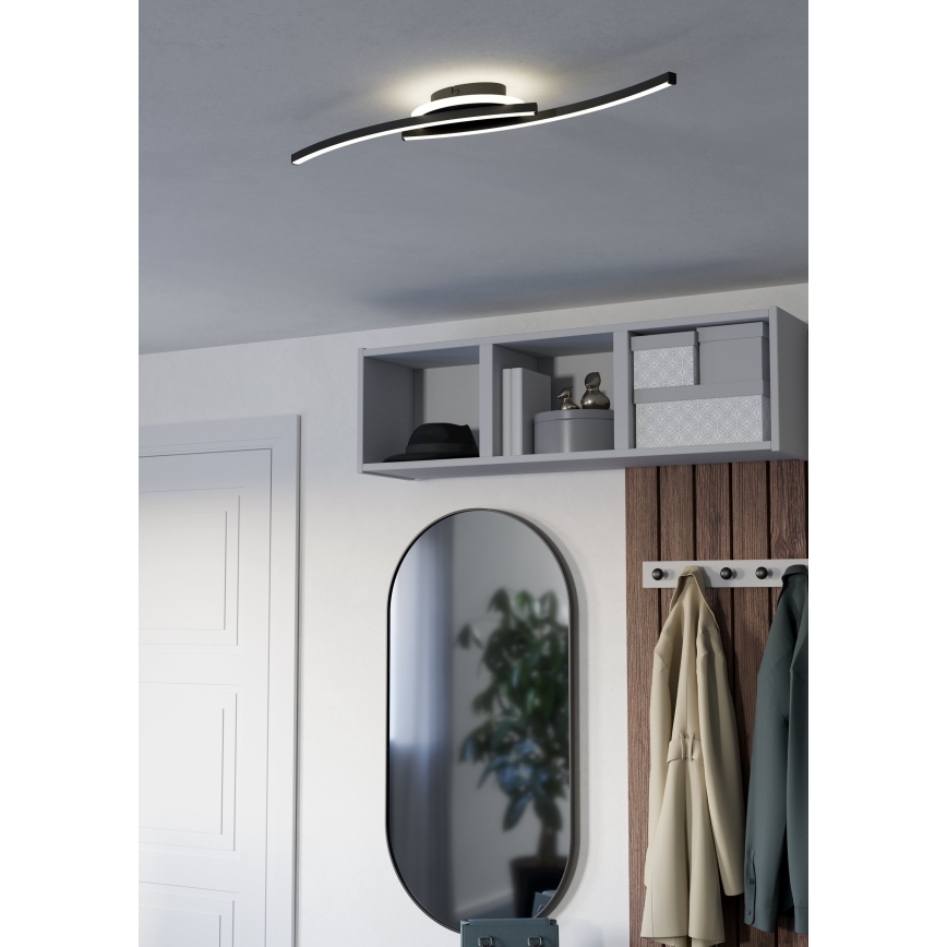 Plafonieră LED Eglo LED/12W/230V 4000K negru