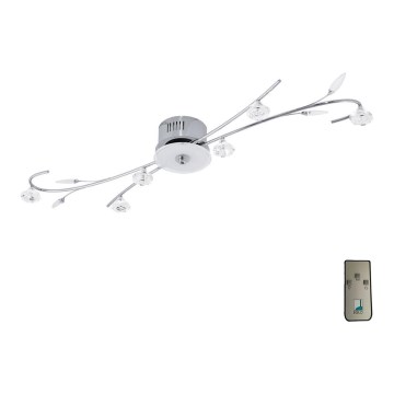 Plafonieră LED EGLO 91975 BAREGA 1 6xG4/20W + LED/4W + telecomandă
