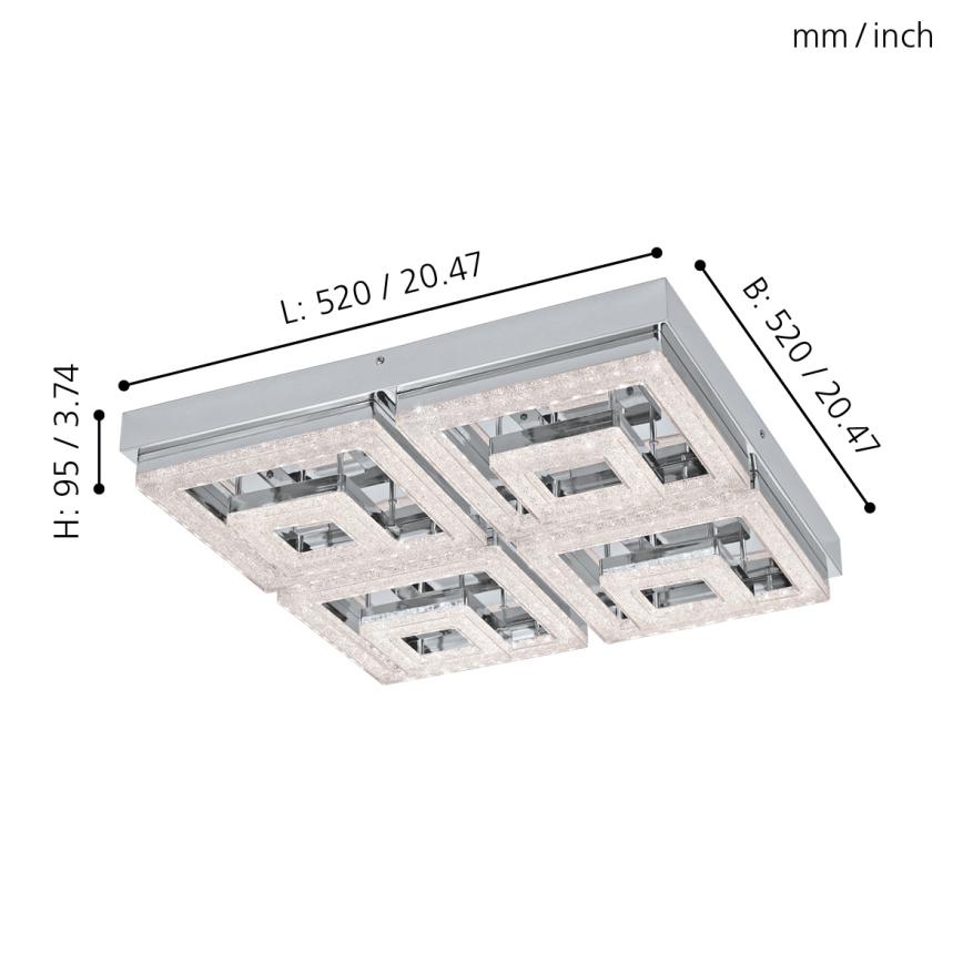 Plafonieră LED Eglo LED/48W/230V