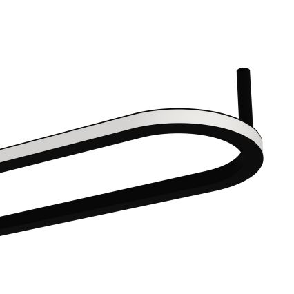 Eglo - Plafonieră LED 24W/230V 2700/4000/6500K, neagră